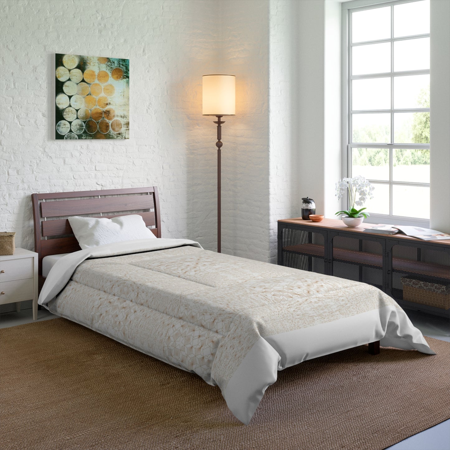 Helmsman Cozy Neutral Comforter for Modern Bedrooms | Soft Textured Bedding