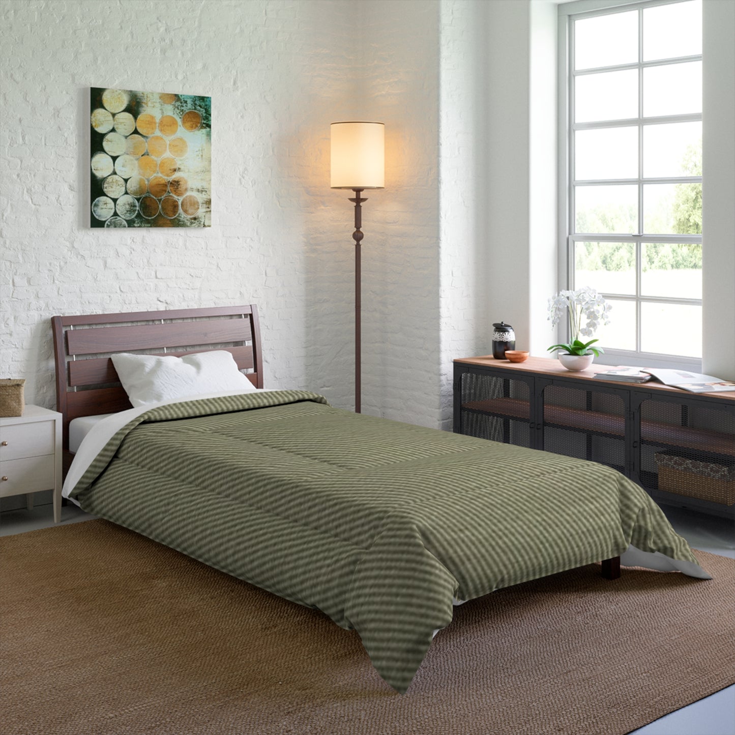 Helmsman Cozy Striped Comforter for Year-Round Comfort