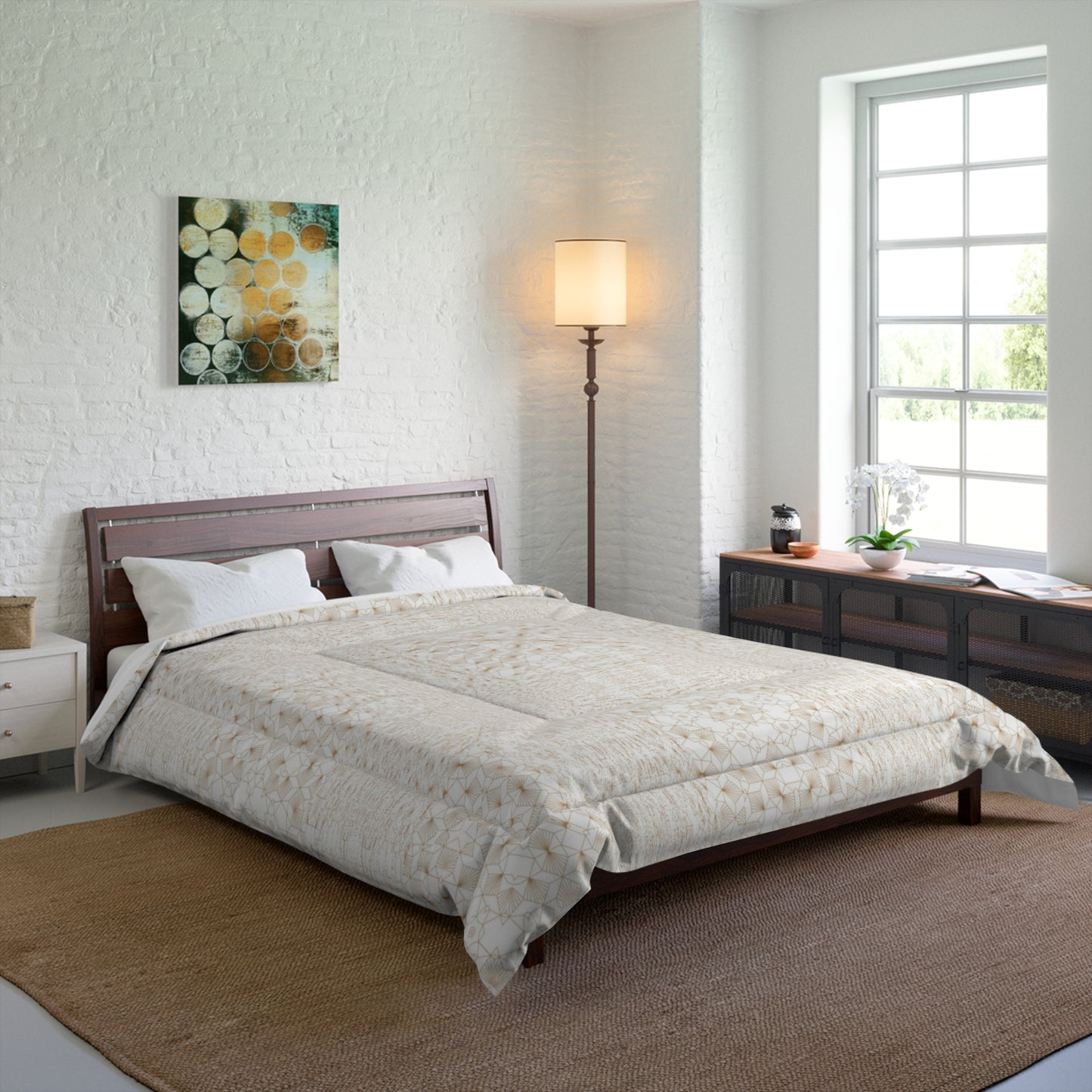 Helmsman Cozy Neutral Comforter for Modern Bedrooms | Soft Textured Bedding