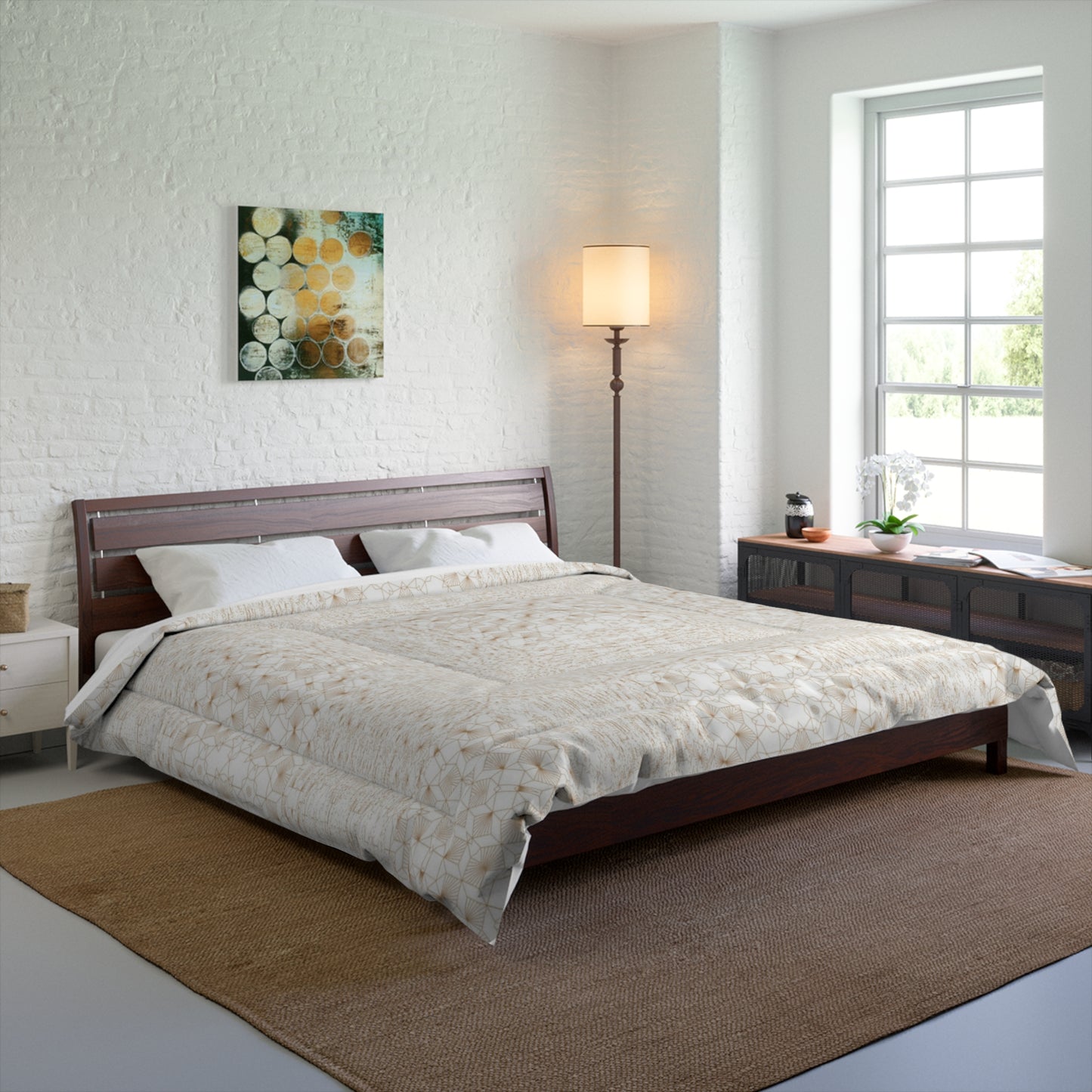 Helmsman Cozy Neutral Comforter for Modern Bedrooms | Soft Textured Bedding