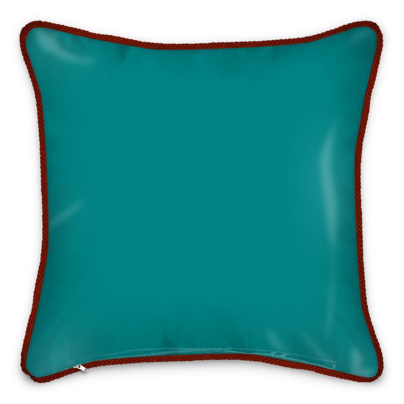 Silk Pillows - Square 16" (40cm) / Double sided 100% Silk print / Down Feather Pad