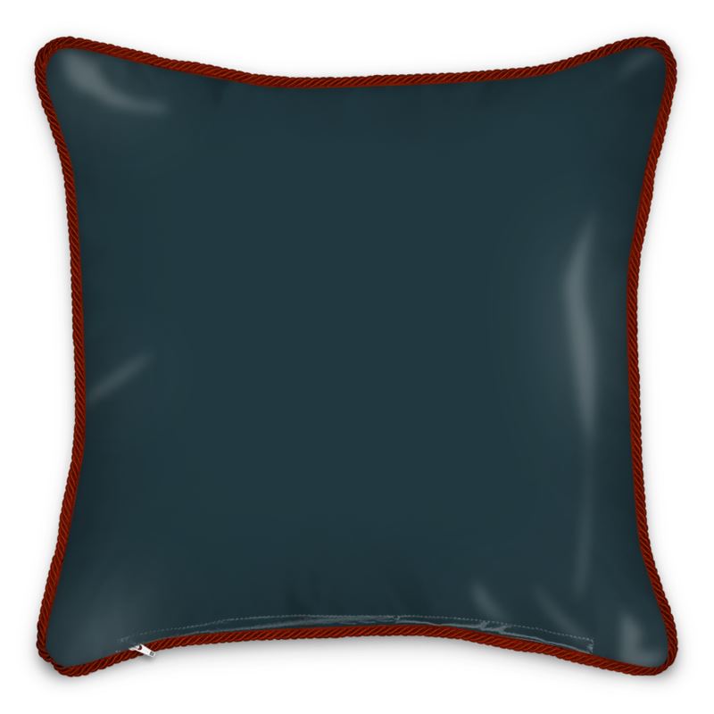 Silk Pillows - Square 12" (30cm) / Stone washed 100% Linen back / Down Feather Pad