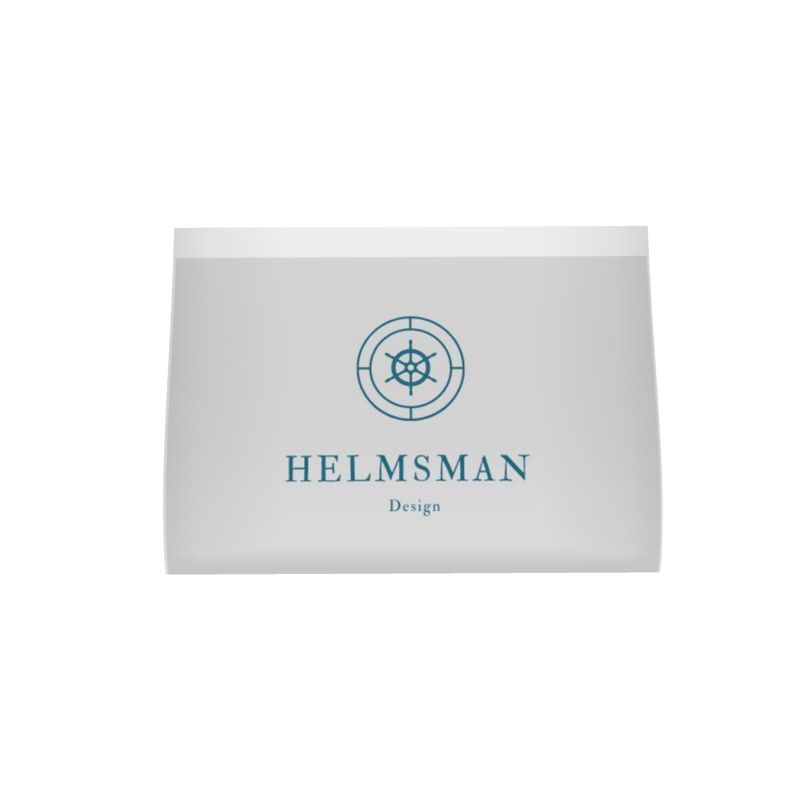 Kitchen Towels - Tokri Half Panama Cotton / Turquoise Wavy Edge