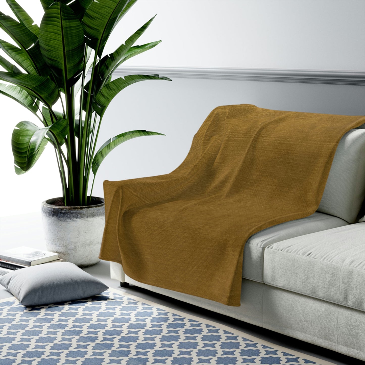 Velveteen Plush Blanket - 50" × 60"