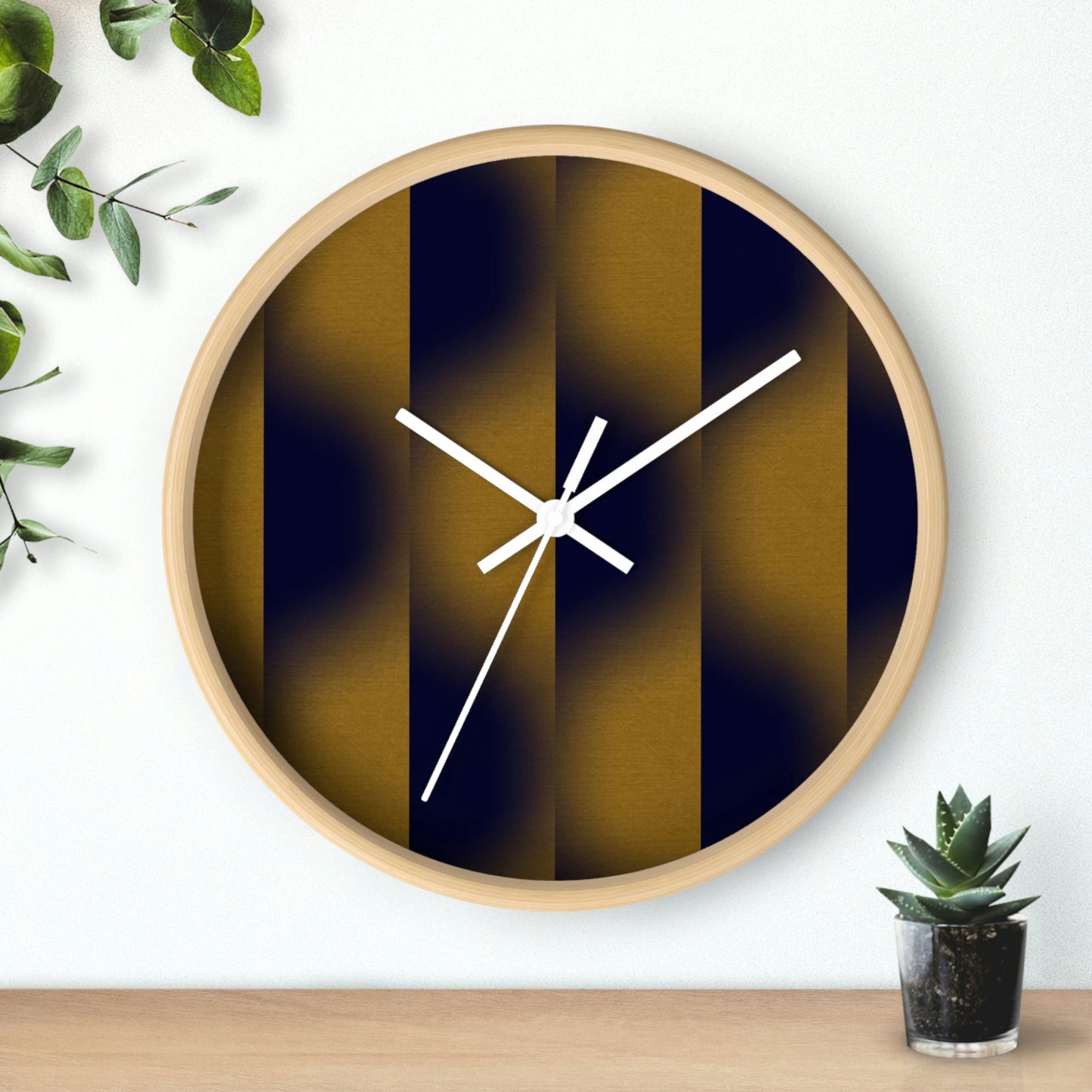 Office Wall Clock - Black / White / 10"