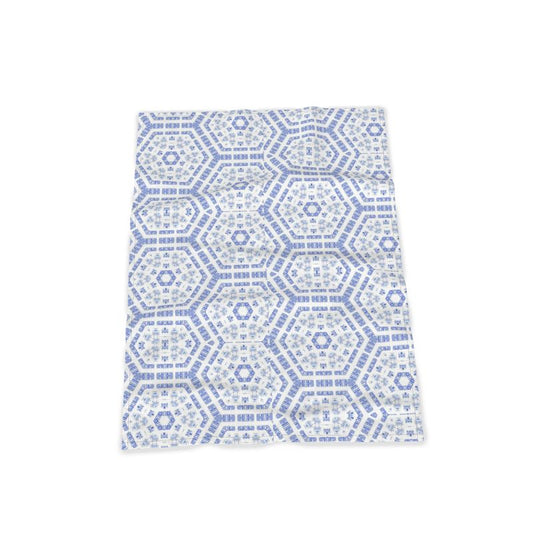 Tea Towels - 100% Cotton / Red Wavy Edge