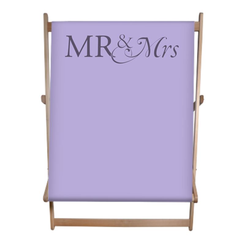 Mr and Mrs Double Deckchair - Lilac