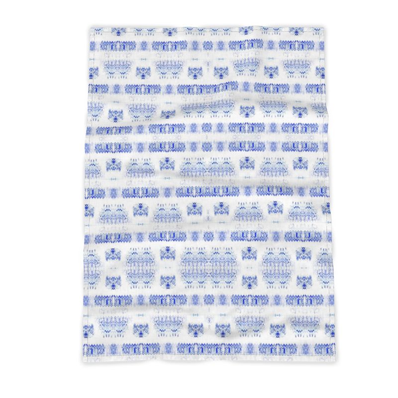Tea Towels - 100% Cotton / Ecru Wavy Edge
