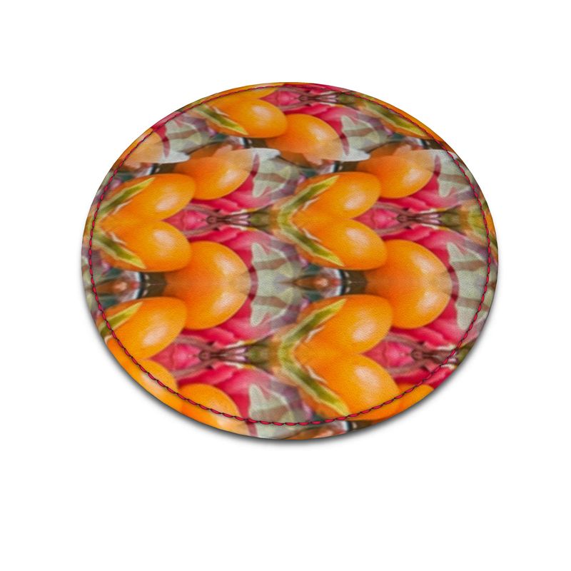 Leather Coasters - Square / Smooth Nappa Leather