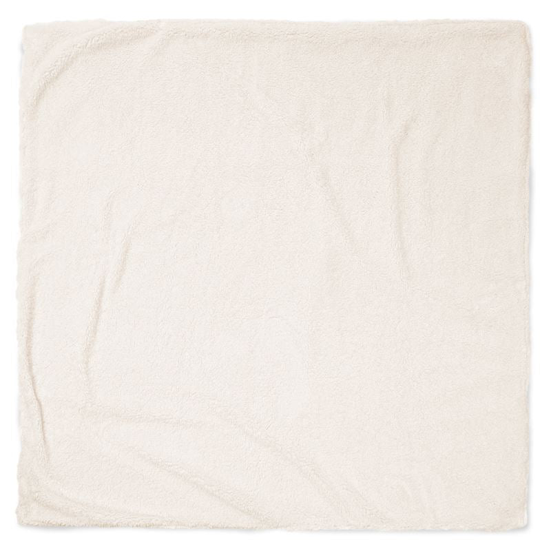 Throw - Plush Velvet - Square 57x57" / Coral Fleece