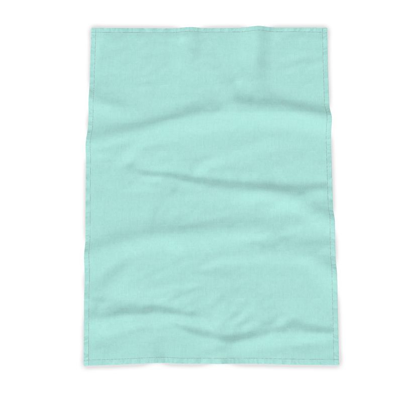 Kitchen Towels - Tokri Half Panama Cotton / Navy Wavy Edge