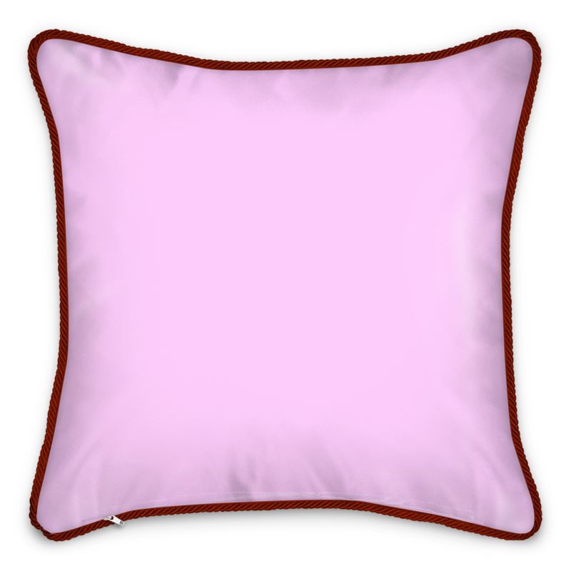 Silk Pillows - Square 16" (40cm) / Stone washed 100% Linen back / No Insert Required