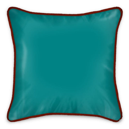 Silk Pillows - Square 16" (40cm) / Double sided 100% Silk print / Down Feather Pad
