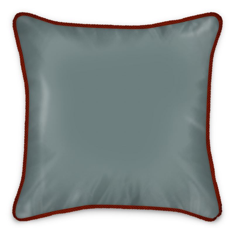 Silk Pillows - Square 12" (30cm) / Stone washed 100% Linen back / Down Feather Pad