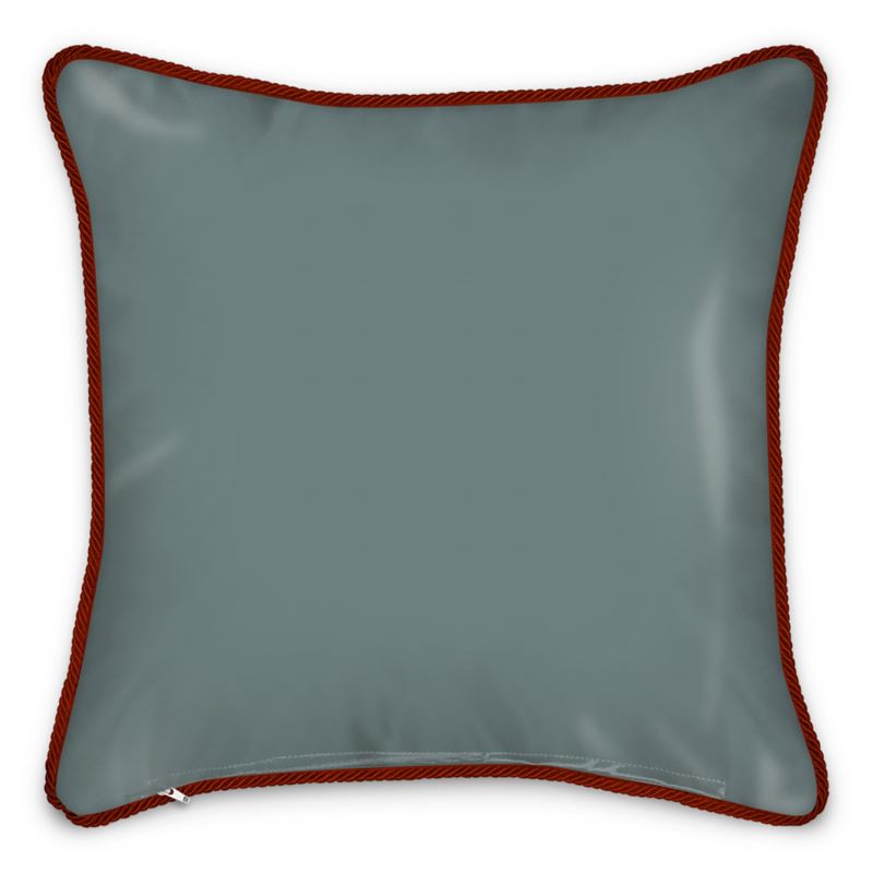 Silk Pillows - Square 12" (30cm) / Stone washed 100% Linen back / Down Feather Pad