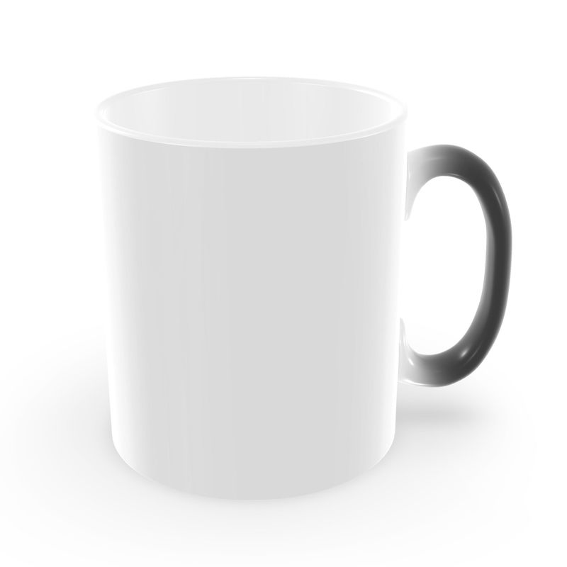 Heat Changing Mug - Black Mug