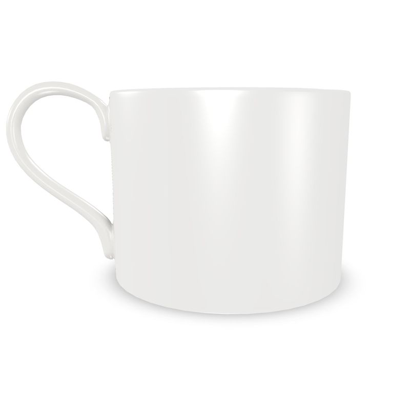 Cup and Saucer - Large Coffee Cup & Saucer / 4 Cup & Saucers