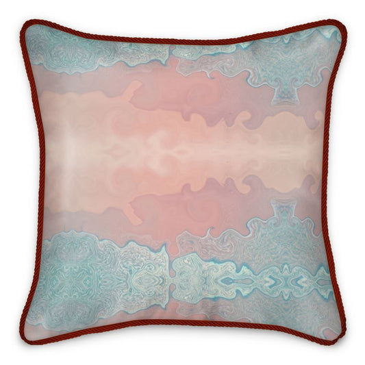Silk Pillows - Square 12" (30cm) / Double sided 100% Silk print / Polyester Insert
