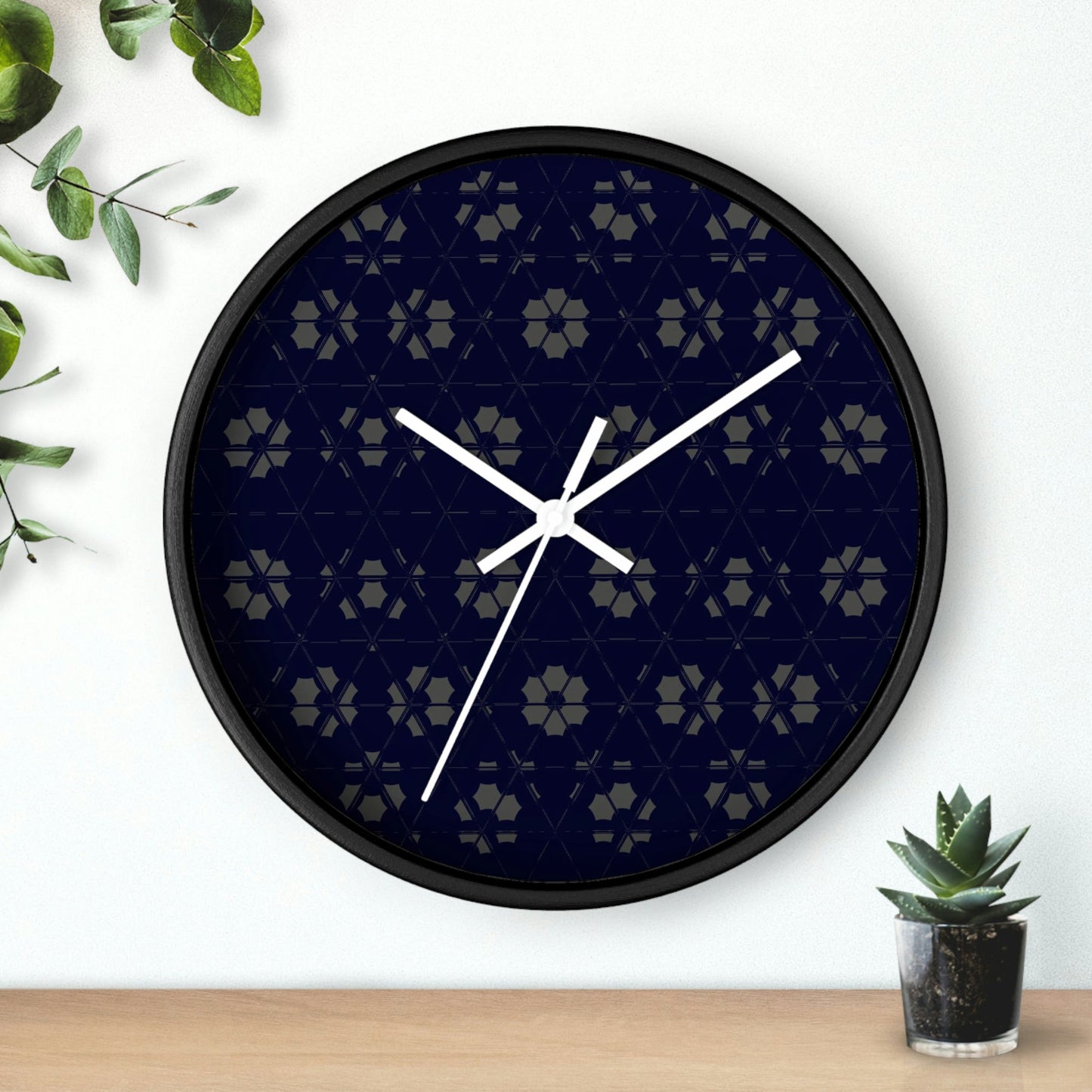 Office Wall Clock - Black / White / 10"