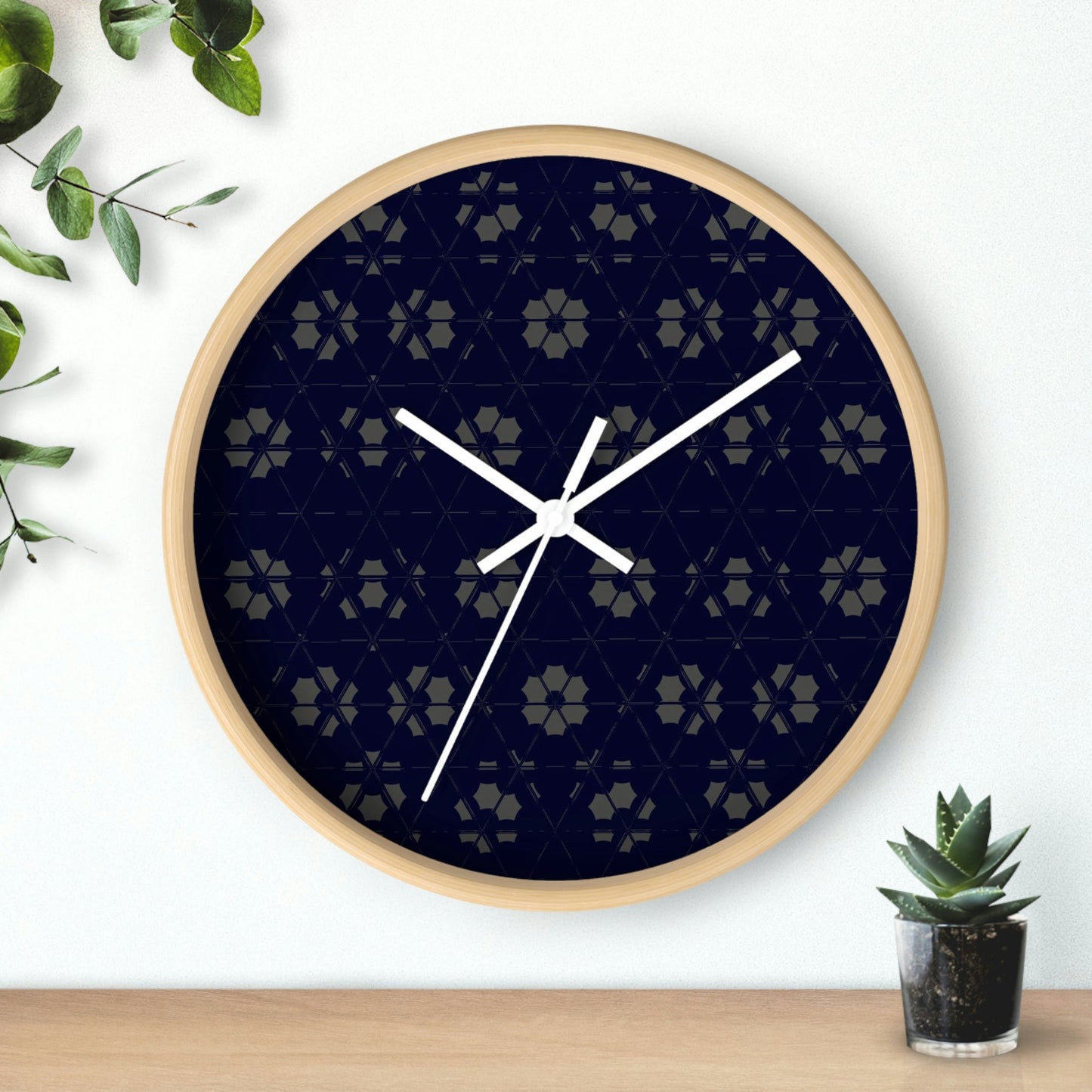 Office Wall Clock - Black / White / 10"